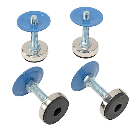 Global Industrial High Adjusting Swivel Glides for Modular Drawer Cabinet, 4PK 493323